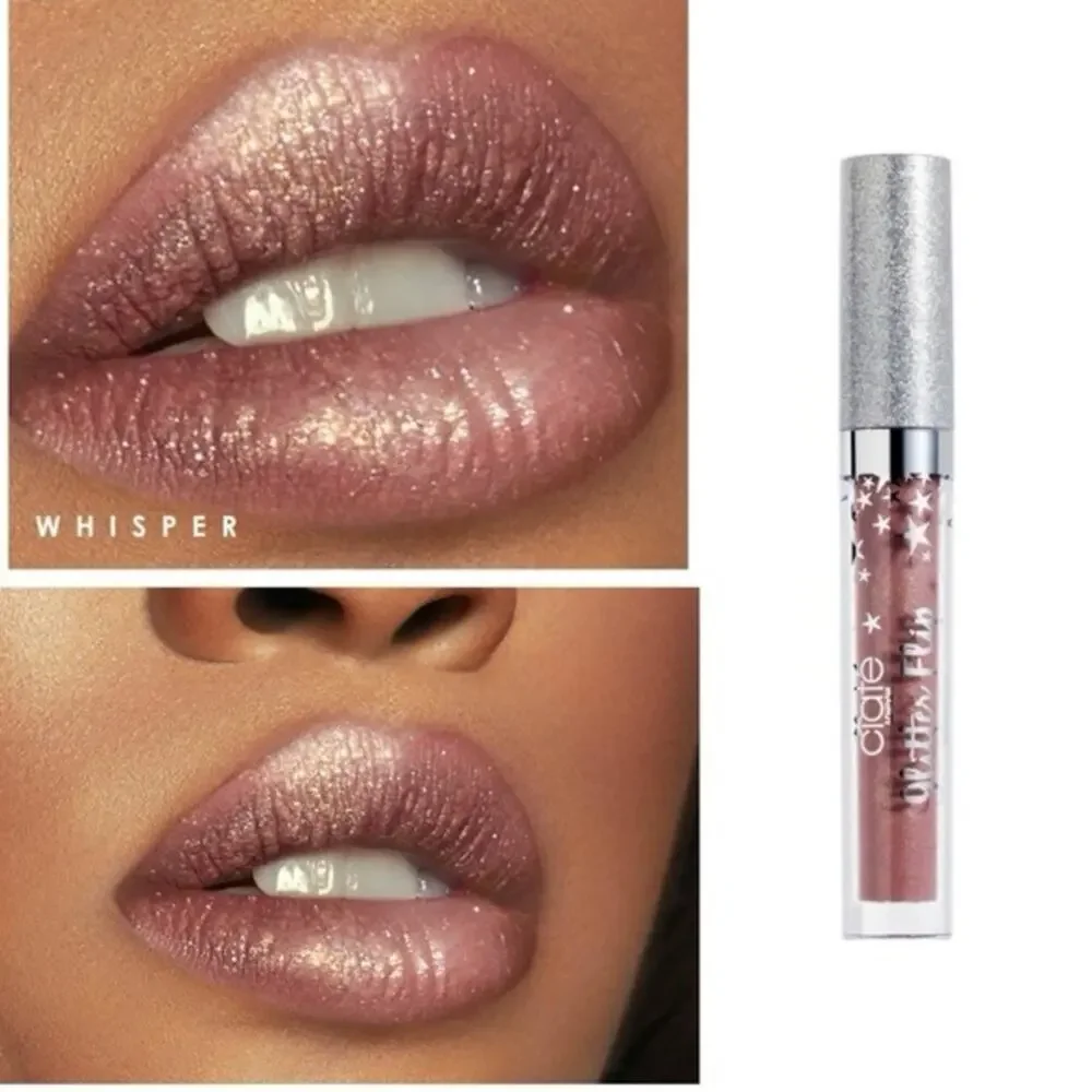 Ciate Glitter Flip Transforming Glitter Liquid Lipstick Whisper New in Box